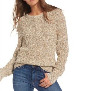 Free People Electric City Ivory/Tan Sweater
